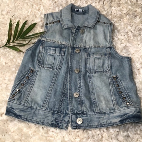 EXPRESS Denim Vest | XS - Picture 2 of 8